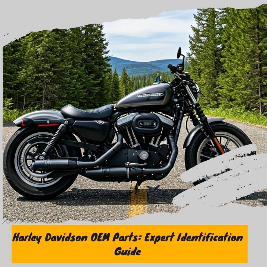 Classic Harley Davidson motorcycle outdoors