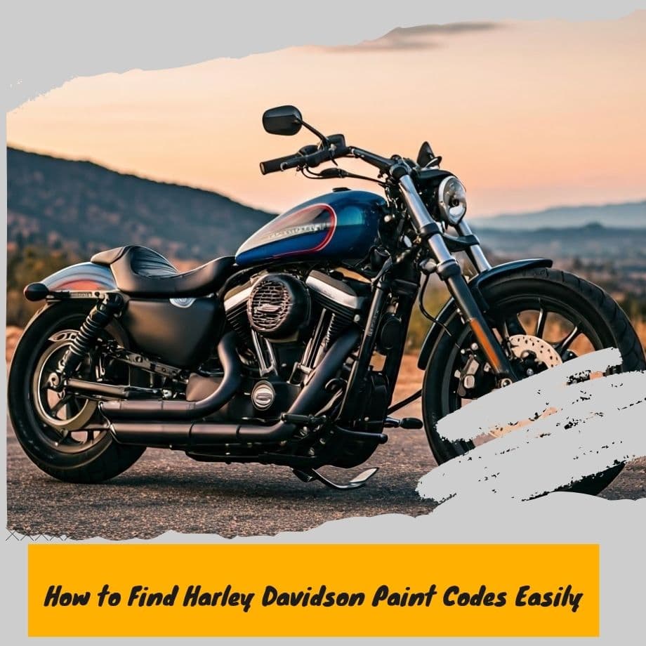 Harley Davidson motorcycle in scenic backdrop