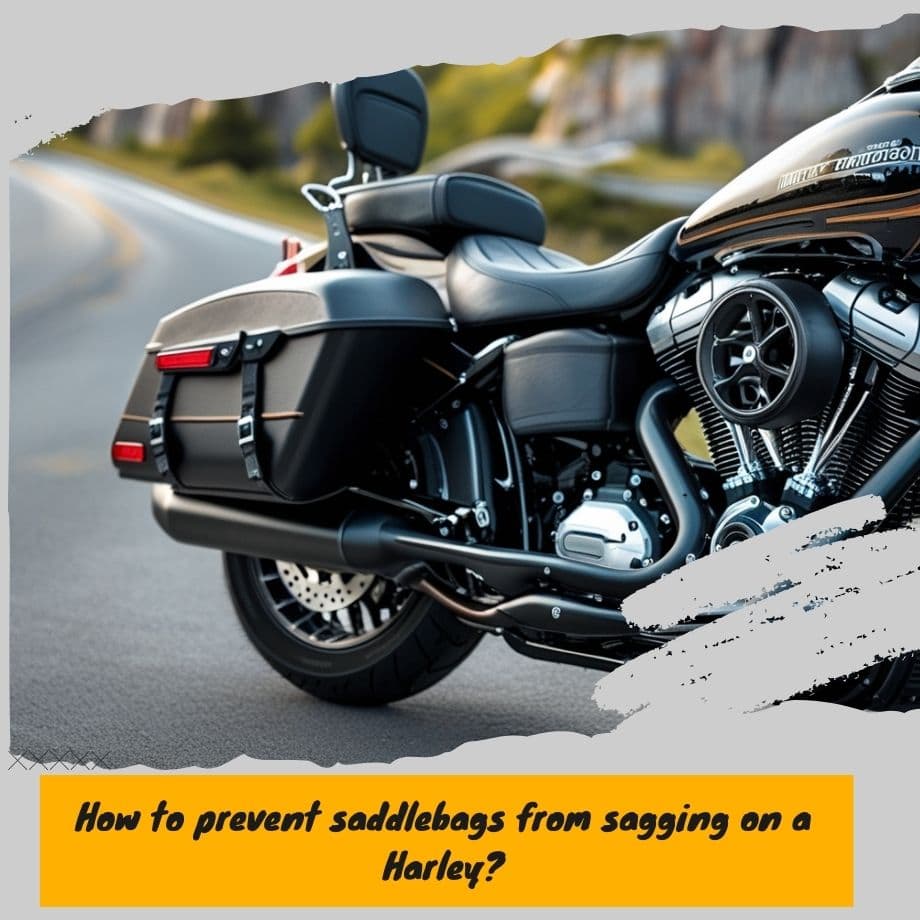 How to prevent saddlebags from sagging on a Harley
