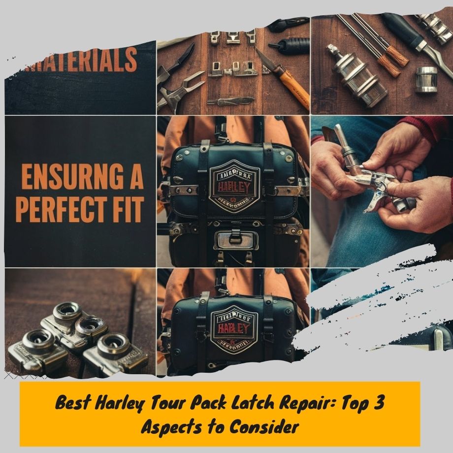 Harley tour pack latches and hinges