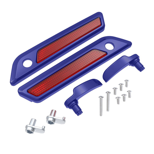 COLOR MATCHED SADDLEBAG LID LEVER & LATCH COVER SET KIT FOR 2014+ HARLEY TOURING