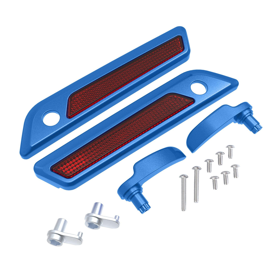 COLOR MATCHED SADDLEBAG LID LEVER & LATCH COVER SET KIT FOR 2014+ HARLEY TOURING