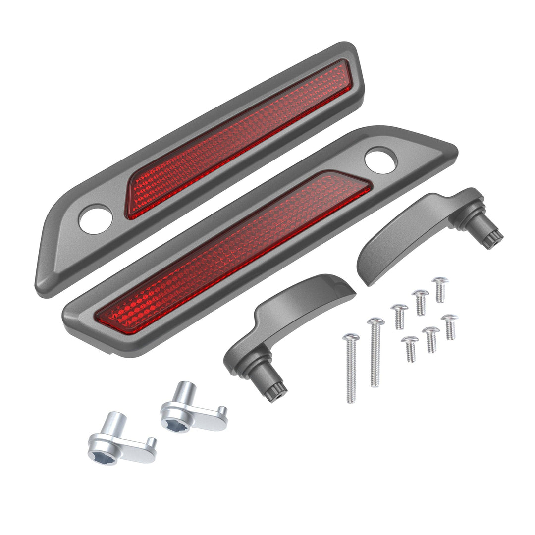 COLOR MATCHED SADDLEBAG LID LEVER & LATCH COVER SET KIT FOR 2014+ HARLEY TOURING