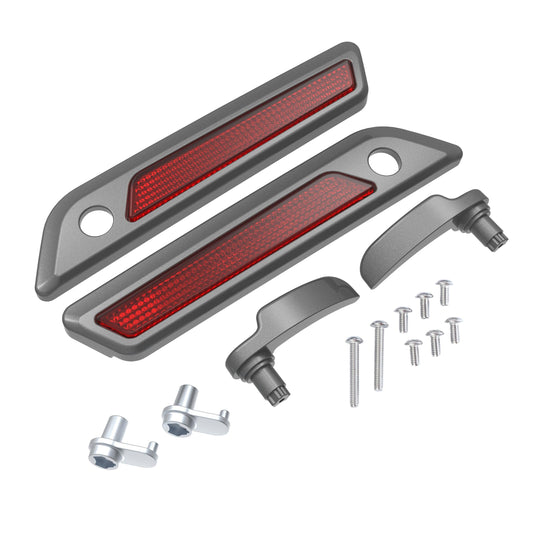 COLOR MATCHED SADDLEBAG LID LEVER & LATCH COVER SET KIT FOR 2014+ HARLEY TOURING