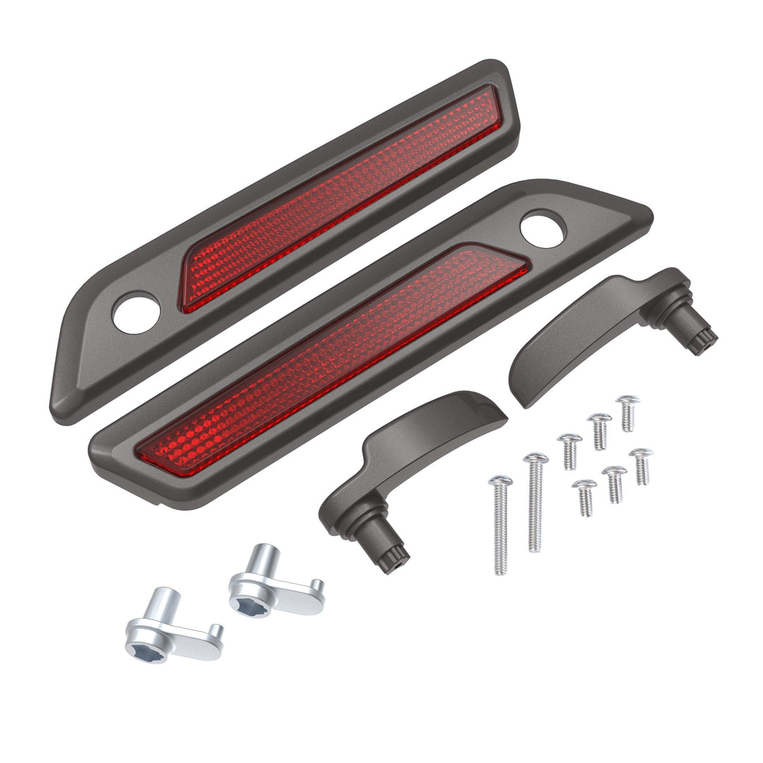 COLOR MATCHED SADDLEBAG LID LEVER & LATCH COVER SET KIT FOR 2014+ HARLEY TOURING