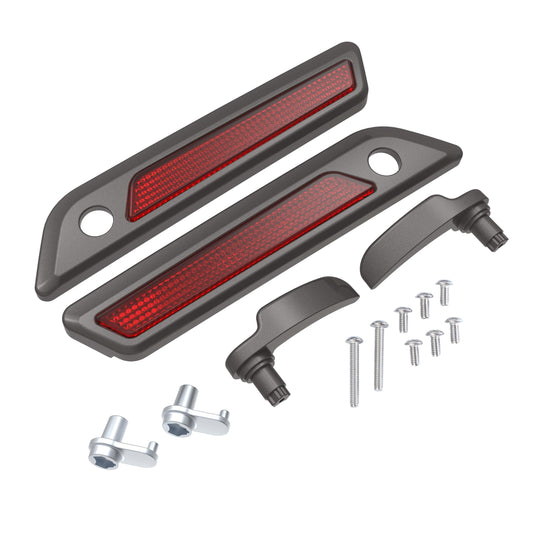 COLOR MATCHED SADDLEBAG LID LEVER & LATCH COVER SET KIT FOR 2014+ HARLEY TOURING