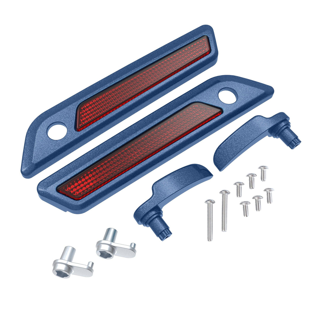 COLOR MATCHED SADDLEBAG LID LEVER & LATCH COVER SET KIT FOR 2014+ HARLEY TOURING