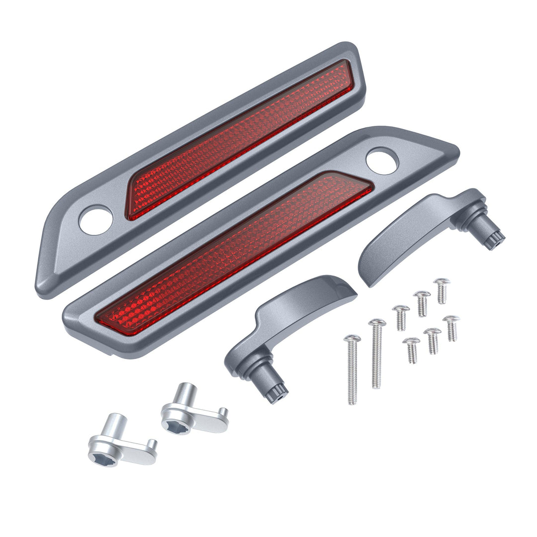 COLOR MATCHED SADDLEBAG LID LEVER & LATCH COVER SET KIT FOR 2014+ HARLEY TOURING