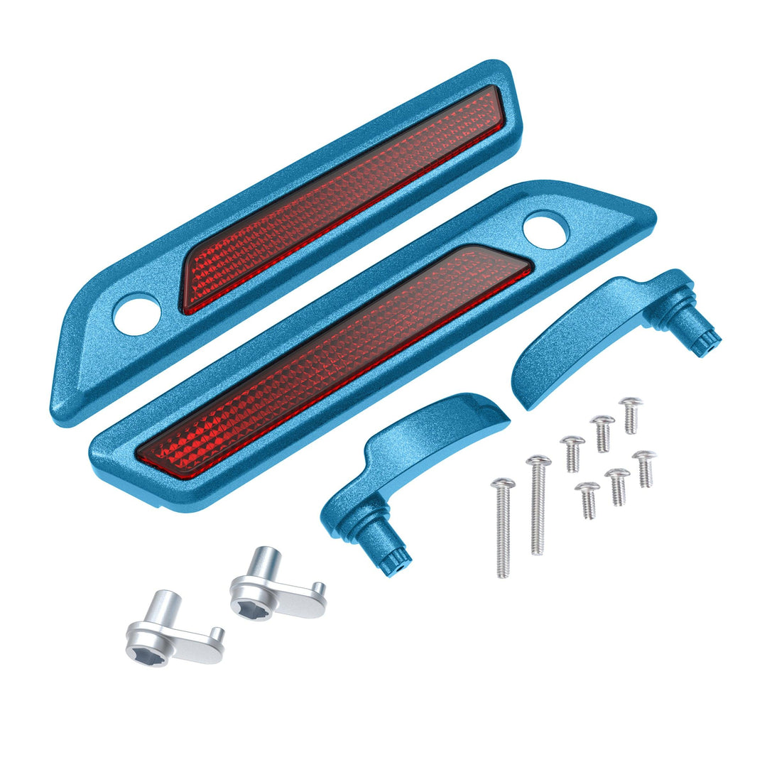 COLOR MATCHED SADDLEBAG LID LEVER & LATCH COVER SET KIT FOR 2014+ HARLEY TOURING