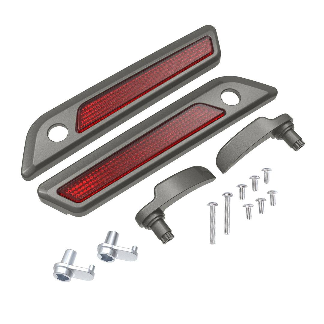 COLOR MATCHED SADDLEBAG LID LEVER & LATCH COVER SET KIT FOR 2014+ HARLEY TOURING