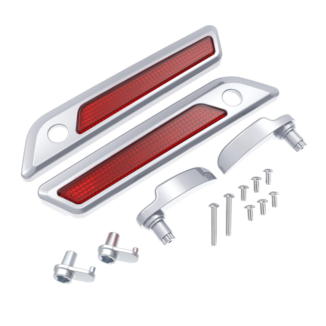 COLOR MATCHED SADDLEBAG LID LEVER & LATCH COVER SET KIT FOR 2014+ HARLEY TOURING