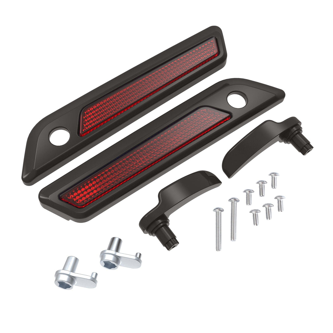 COLOR MATCHED SADDLEBAG LID LEVER & LATCH COVER SET KIT FOR 2014+ HARLEY TOURING