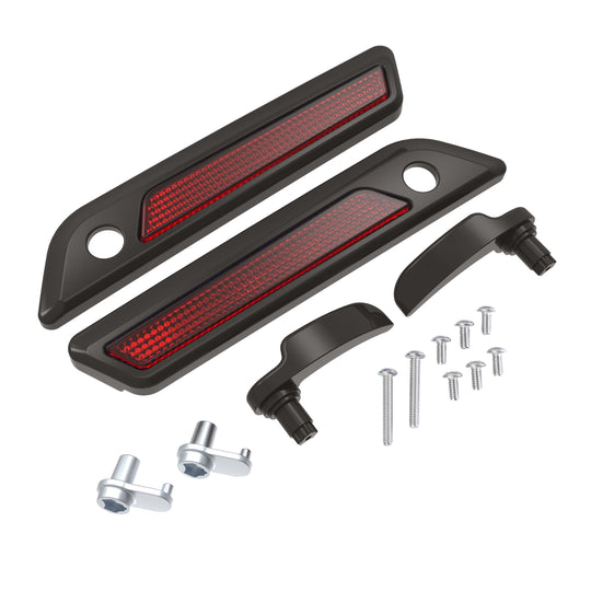 COLOR MATCHED SADDLEBAG LID LEVER & LATCH COVER SET KIT FOR 2014+ HARLEY TOURING