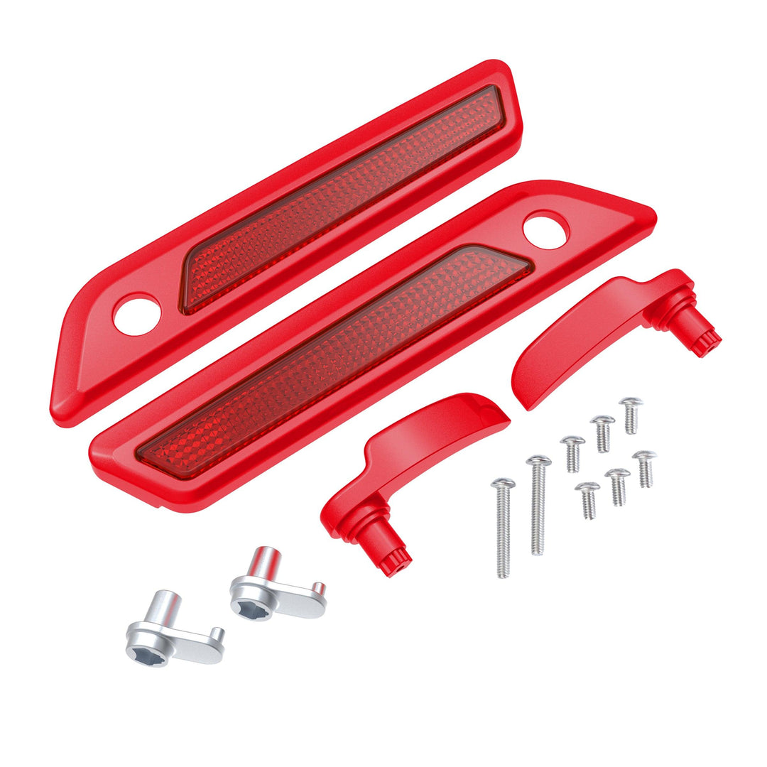 COLOR MATCHED SADDLEBAG LID LEVER & LATCH COVER SET KIT FOR 2014+ HARLEY TOURING