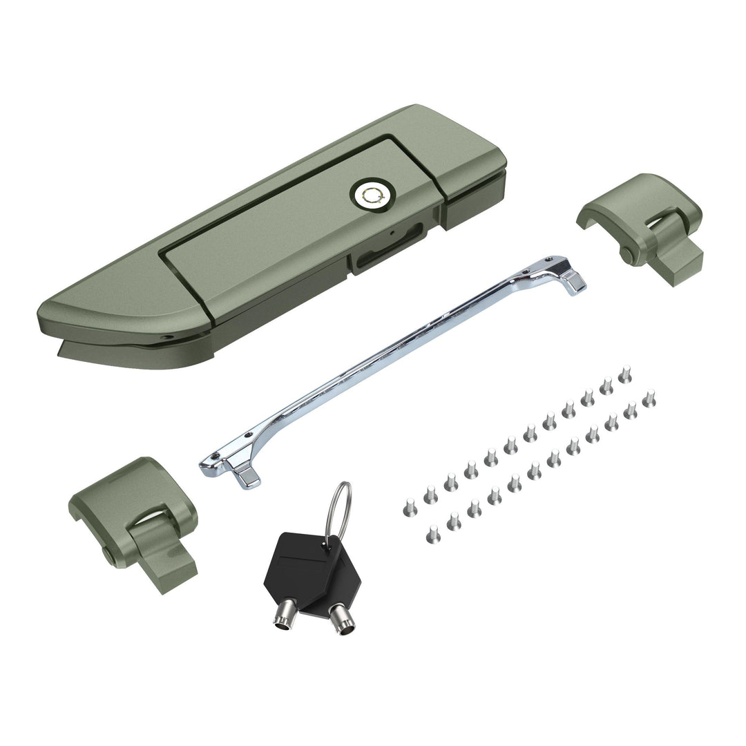 Tour Trunk Pack Latches and Hinges: Color-Matched Kit for Mocardine, Razor, Chopped, and King Tour Trunk Packs