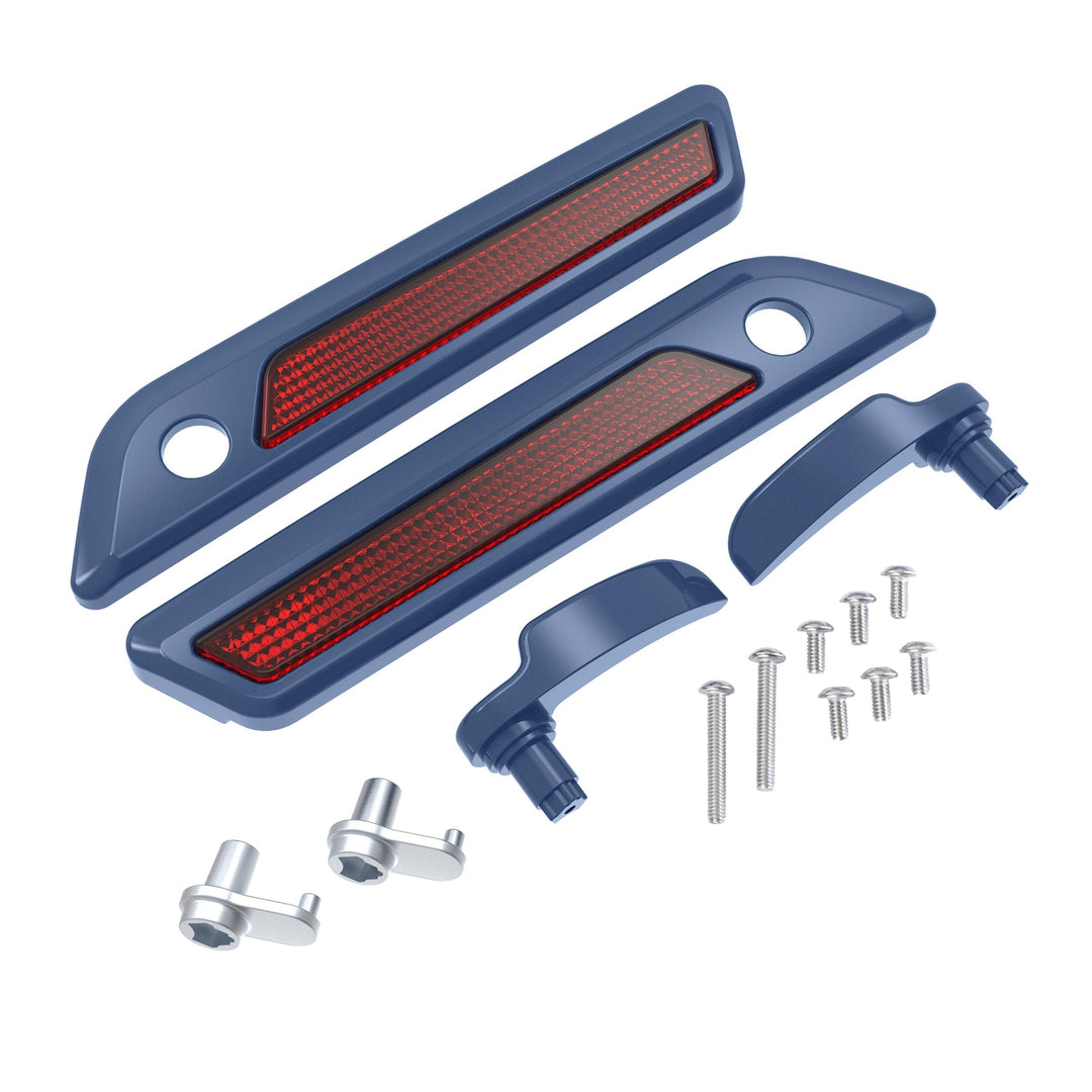 COLOR MATCHED SADDLEBAG LID LEVER & LATCH COVER SET KIT FOR 2014+ HARLEY TOURING