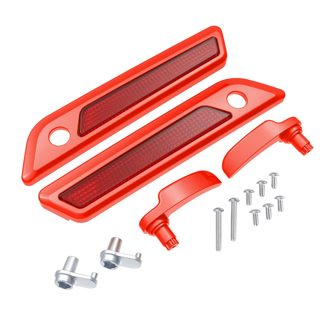 COLOR MATCHED SADDLEBAG LID LEVER & LATCH COVER SET KIT FOR 2014+ HARLEY TOURING