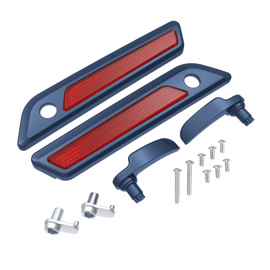 COLOR MATCHED SADDLEBAG LID LEVER & LATCH COVER SET KIT FOR 2014+ HARLEY TOURING