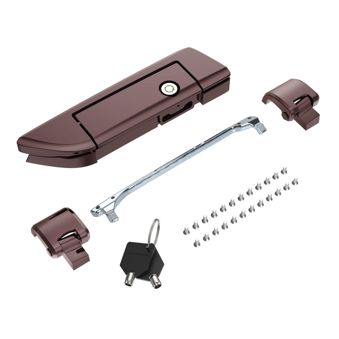 Tour Trunk Pack Latches and Hinges: Color-Matched Kit for Mocardine, Razor, Chopped, and King Tour Trunk Packs