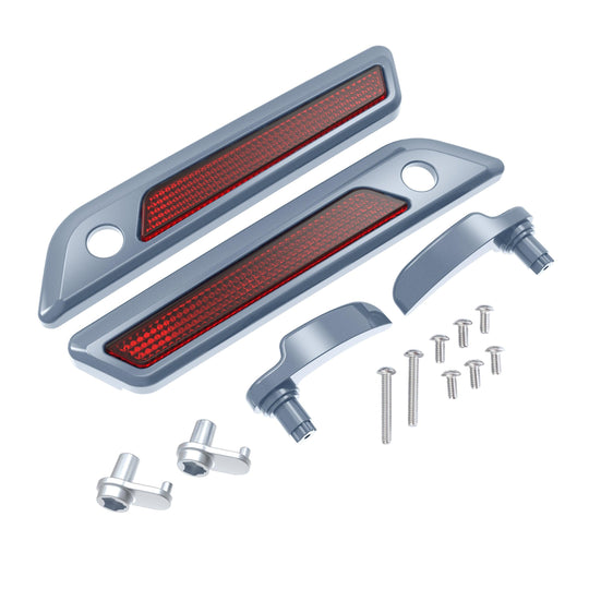 COLOR MATCHED SADDLEBAG LID LEVER & LATCH COVER SET KIT FOR 2014+ HARLEY TOURING