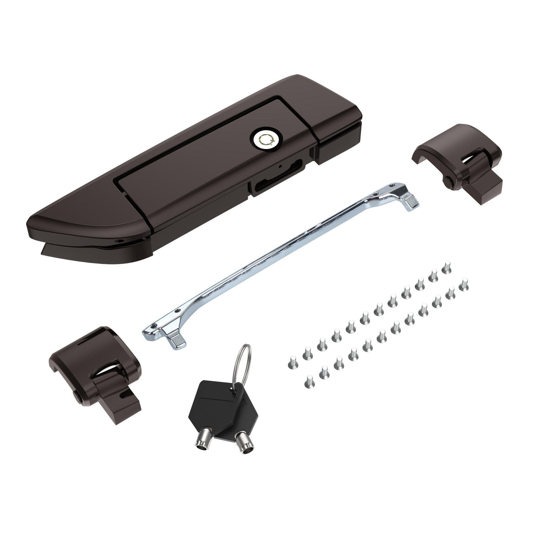 Tour Trunk Pack Latches and Hinges: Color-Matched Kit for Mocardine, Razor, Chopped, and King Tour Trunk Packs