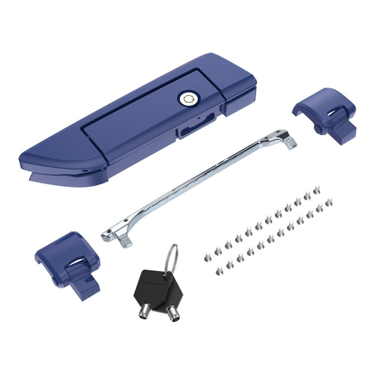 Tour Trunk Pack Latches and Hinges: Color-Matched Kit for Mocardine, Razor, Chopped, and King Tour Trunk Packs