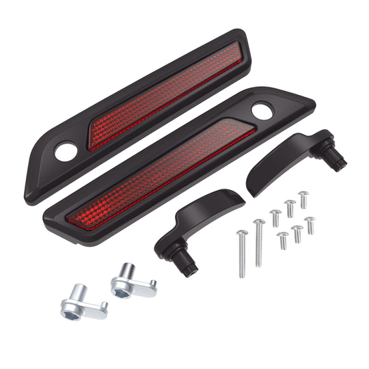 COLOR MATCHED SADDLEBAG LID LEVER & LATCH COVER SET KIT FOR 2014+ HARLEY TOURING