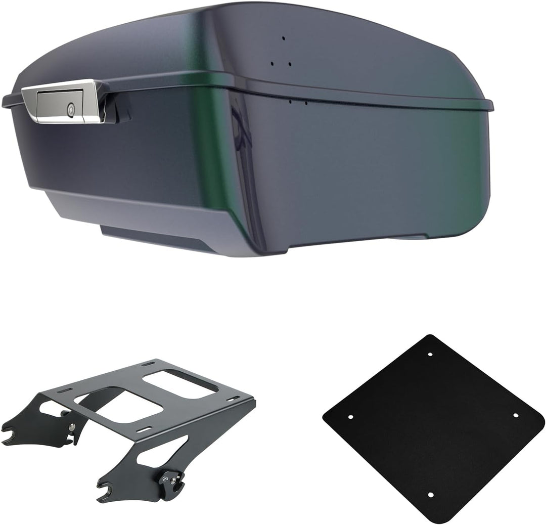 King Tour Trunk Pack, Tour Trunk Pack Latch, Metal Plate for Touring 2014-2023 Snake Venom