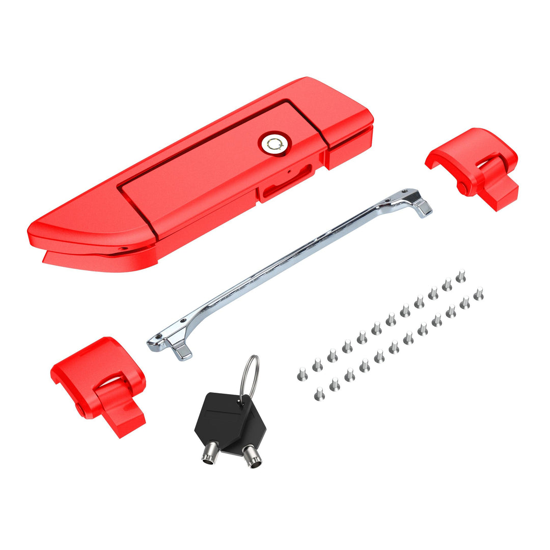 Tour Trunk Pack Latches and Hinges: Color-Matched Kit for Mocardine, Razor, Chopped, and King Tour Trunk Packs