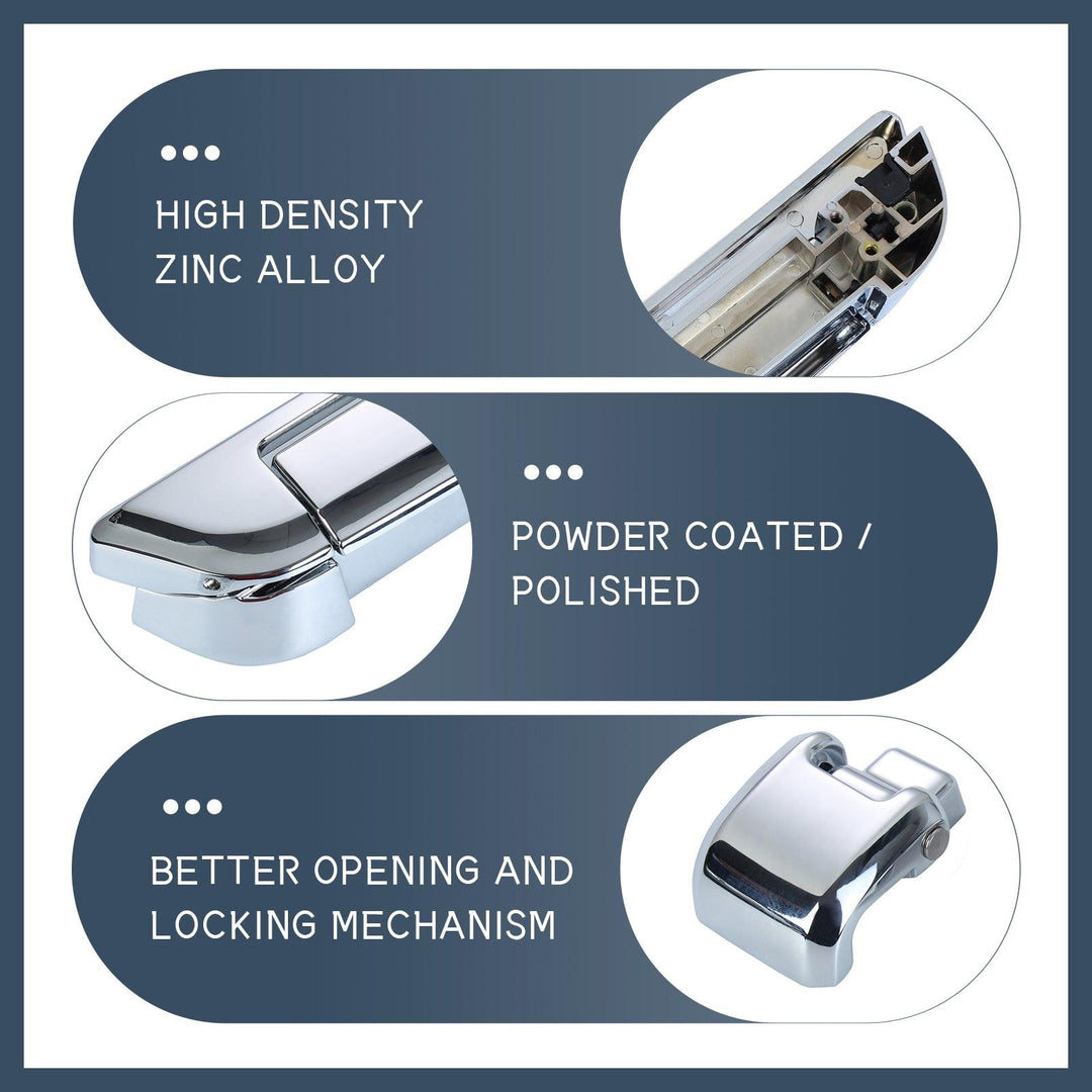 Tour Trunk Pack Latches and Hinges: Color-Matched Kit for Mocardine, Razor, Chopped, and King Tour Trunk Packs