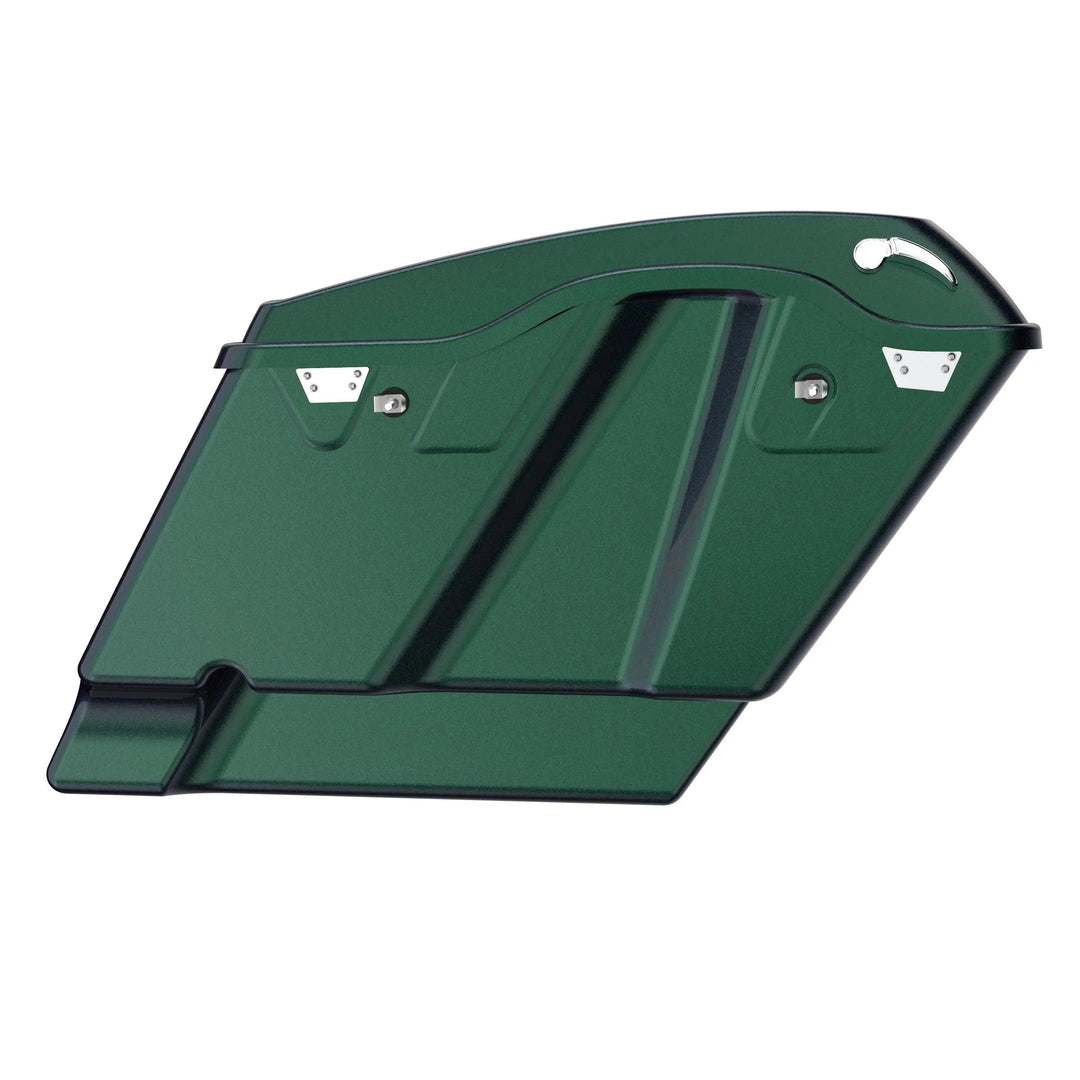 3.93'' STRETCHED SADDLEBAG BOTTOMS WITH LIDS FOR HARLEY DAVIDSON 2014+ TOURING - Mocardine