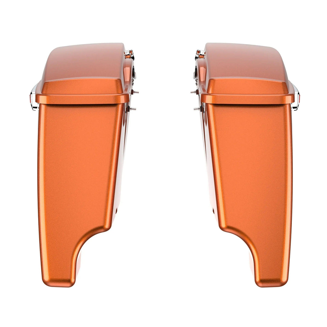 3.93'' STRETCHED SADDLEBAG BOTTOMS WITH LIDS FOR HARLEY DAVIDSON 2014+ TOURING - Mocardine