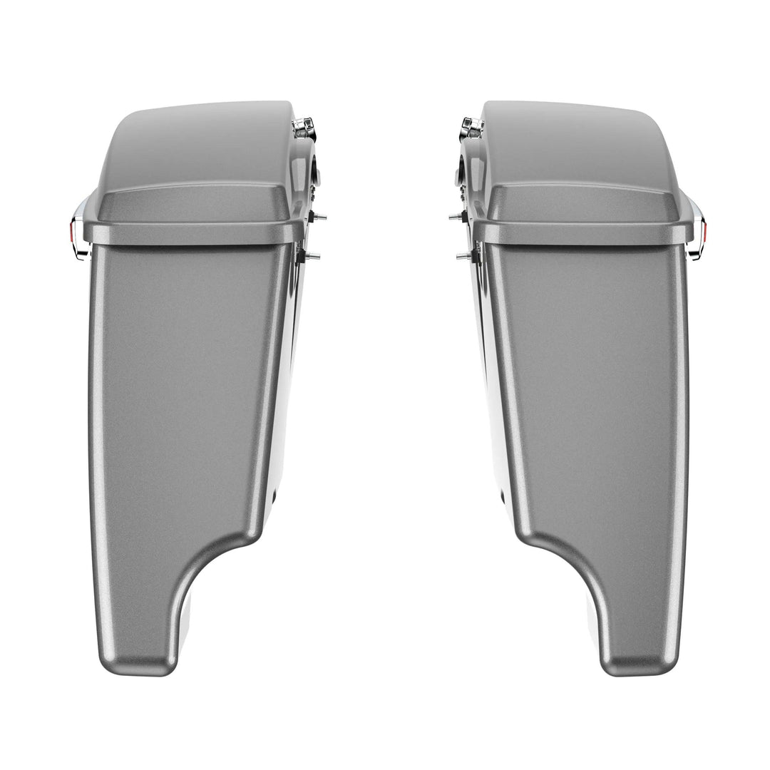 3.93'' STRETCHED SADDLEBAG BOTTOMS WITH LIDS FOR HARLEY DAVIDSON 2014+ TOURING - Mocardine
