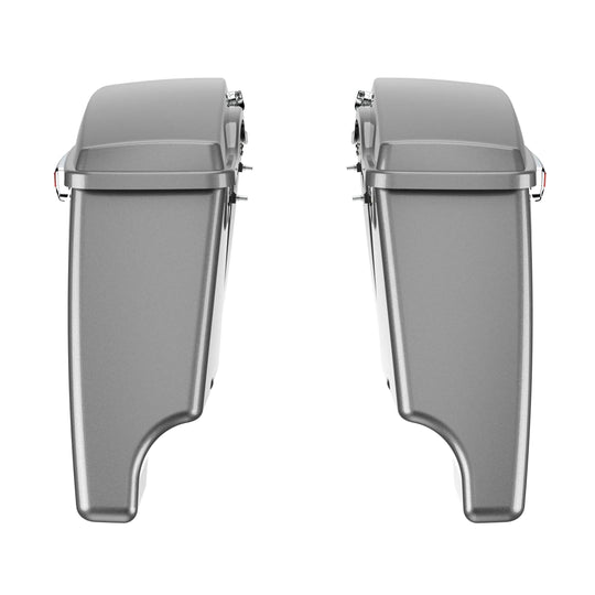 3.93'' STRETCHED SADDLEBAG BOTTOMS WITH LIDS FOR HARLEY DAVIDSON 2014+ TOURING - Mocardine