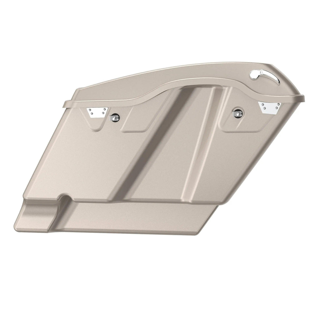 3.93'' STRETCHED SADDLEBAG BOTTOMS WITH LIDS FOR HARLEY DAVIDSON 2014+ TOURING - Mocardine