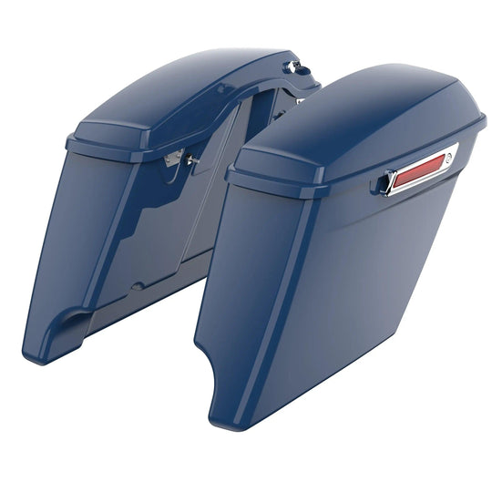 3.93'' STRETCHED SADDLEBAG BOTTOMS WITH LIDS FOR HARLEY DAVIDSON 2014+ TOURING - Mocardine