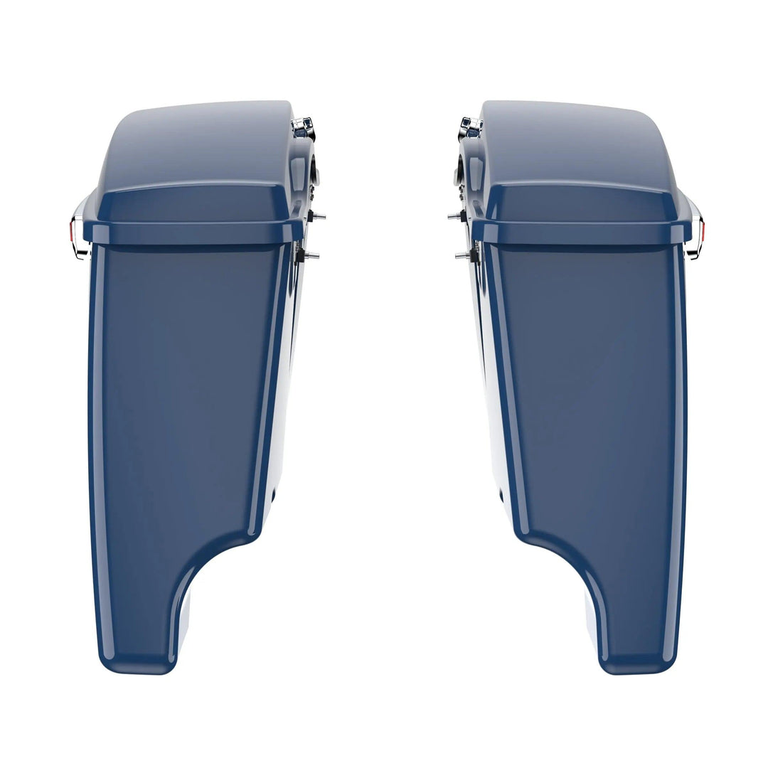 3.93'' STRETCHED SADDLEBAG BOTTOMS WITH LIDS FOR HARLEY DAVIDSON 2014+ TOURING - Mocardine