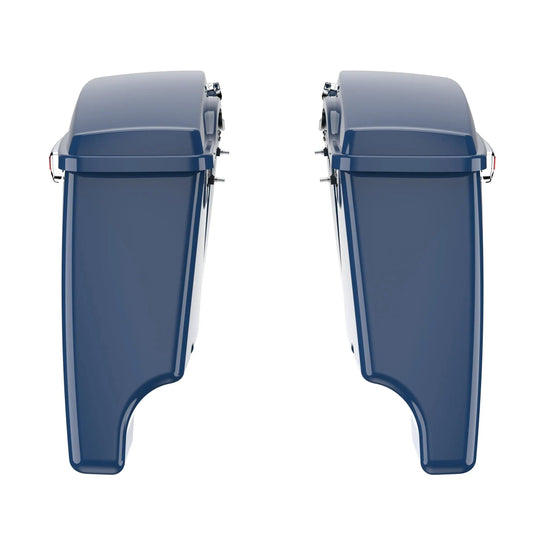3.93'' STRETCHED SADDLEBAG BOTTOMS WITH LIDS FOR HARLEY DAVIDSON 2014+ TOURING - Mocardine