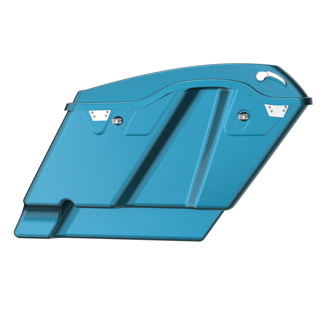 3.93'' STRETCHED SADDLEBAG BOTTOMS WITH LIDS FOR HARLEY DAVIDSON 2014+ TOURING - Mocardine