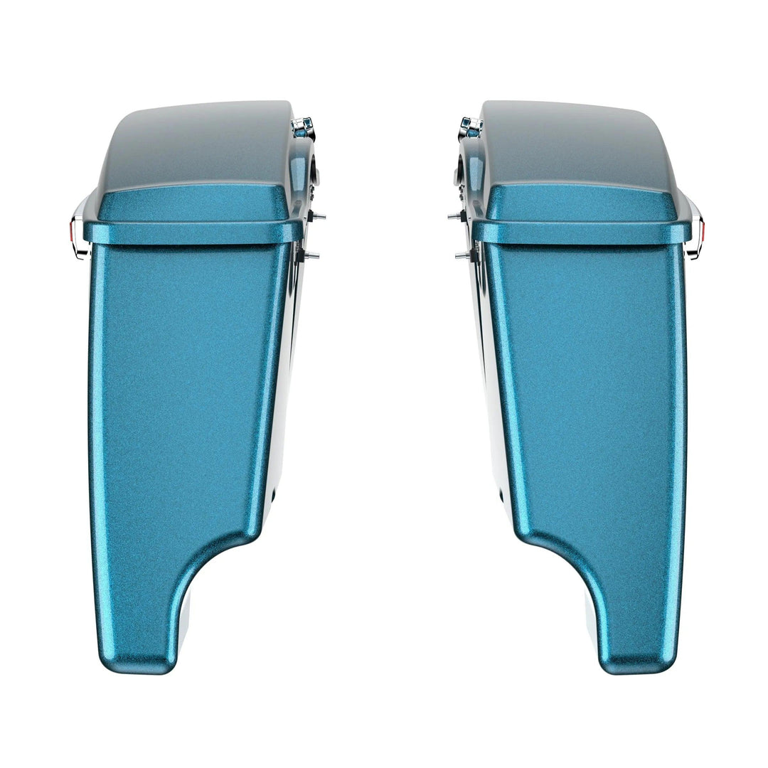 3.93'' STRETCHED SADDLEBAG BOTTOMS WITH LIDS FOR HARLEY DAVIDSON 2014+ TOURING - Mocardine