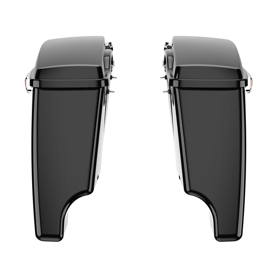 3.93'' STRETCHED SADDLEBAG BOTTOMS WITH LIDS FOR HARLEY DAVIDSON 2014+ TOURING - Mocardine