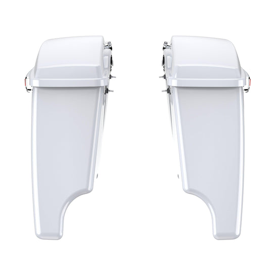 3.93'' STRETCHED SADDLEBAG BOTTOMS WITH LIDS FOR HARLEY DAVIDSON 2014+ TOURING - Mocardine