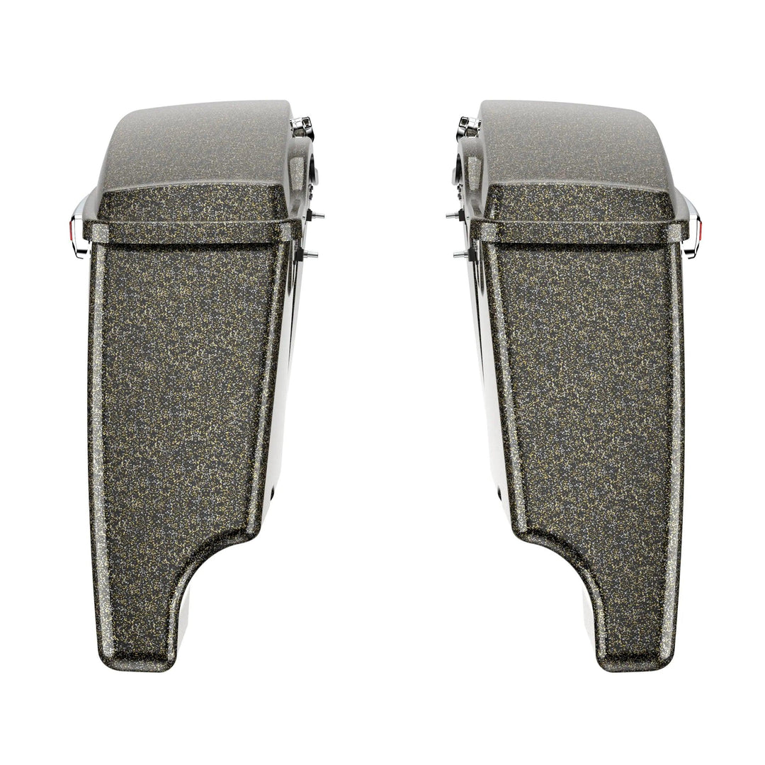 3.93'' STRETCHED SADDLEBAG BOTTOMS WITH LIDS FOR HARLEY DAVIDSON 2014+ TOURING - Mocardine