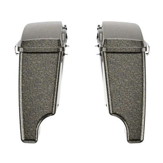 3.93'' STRETCHED SADDLEBAG BOTTOMS WITH LIDS FOR HARLEY DAVIDSON 2014+ TOURING - Mocardine