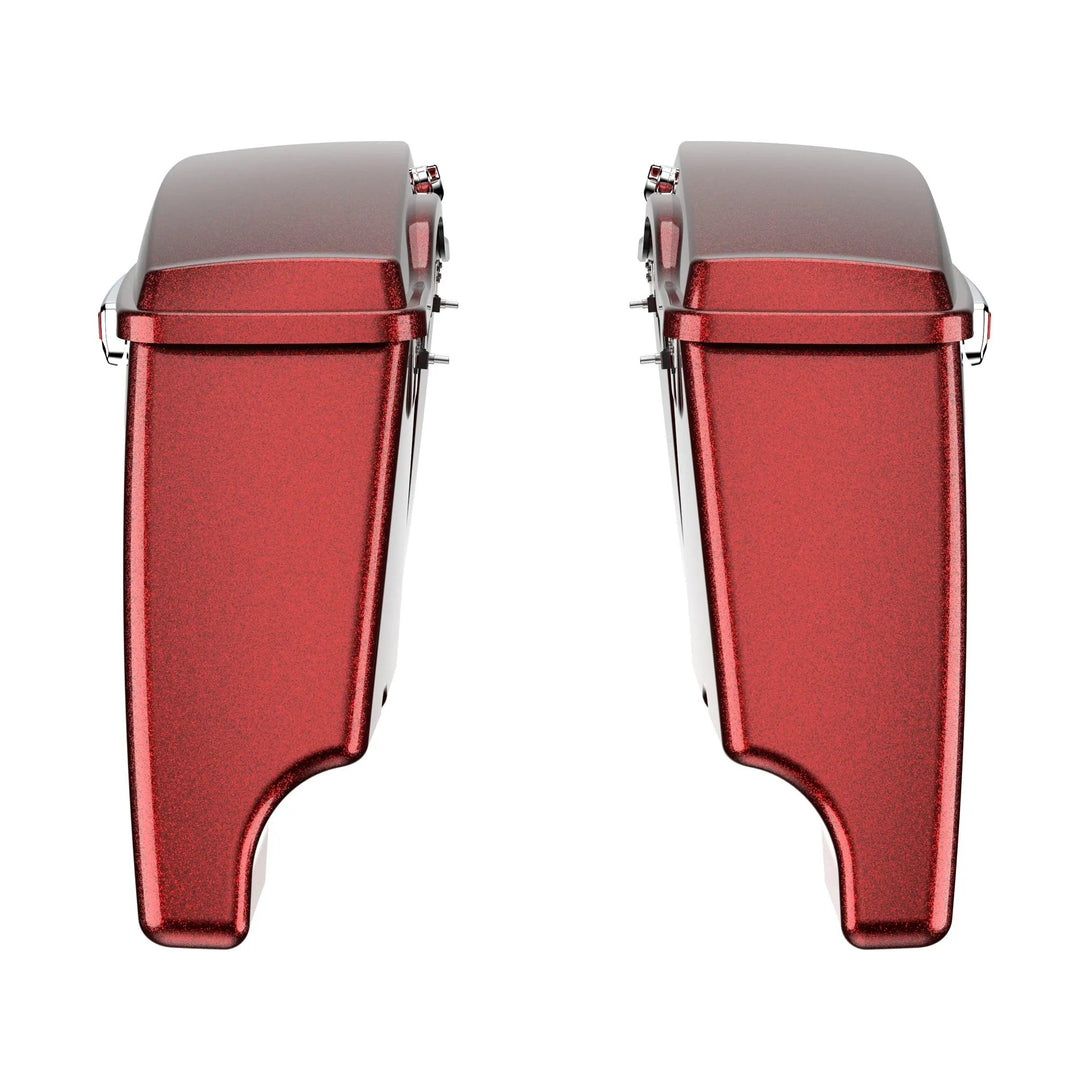 3.93'' STRETCHED SADDLEBAG BOTTOMS WITH LIDS FOR HARLEY DAVIDSON 2014+ TOURING - Mocardine