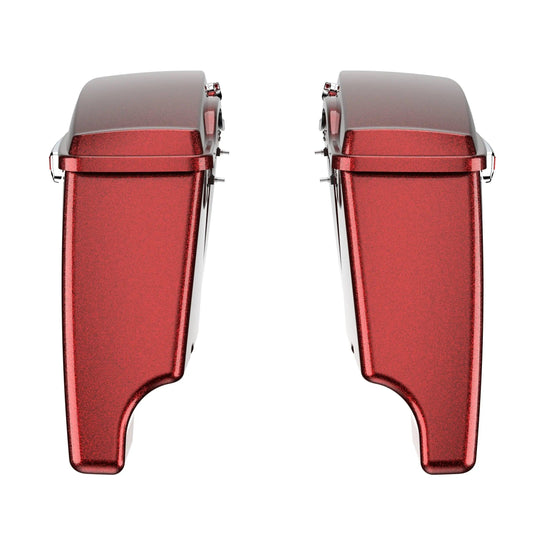 3.93'' STRETCHED SADDLEBAG BOTTOMS WITH LIDS FOR HARLEY DAVIDSON 2014+ TOURING - Mocardine