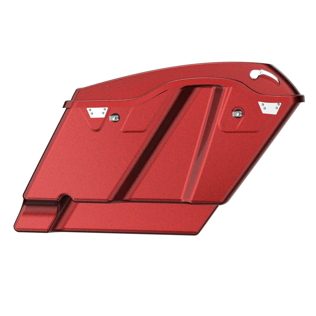 3.93'' STRETCHED SADDLEBAG BOTTOMS WITH LIDS FOR HARLEY DAVIDSON 2014+ TOURING - Mocardine