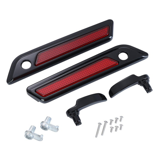 COLOR MATCHED SADDLEBAG LID LEVER & LATCH COVER SET KIT FOR 2014+ HARLEY TOURING