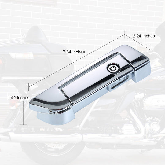 Tour Trunk Pack Latches and Hinges: Color-Matched Kit for Mocardine, Razor, Chopped, and King Tour Trunk Packs