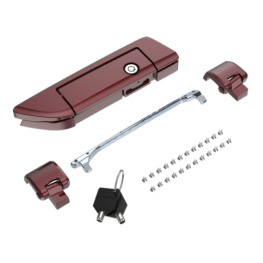 Tour Trunk Pack Latches and Hinges: Color-Matched Kit for Mocardine, Razor, Chopped, and King Tour Trunk Packs
